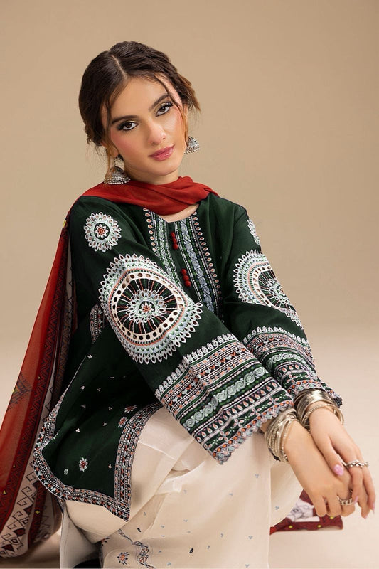 Embroidery Lawn 3 Pcs D-6