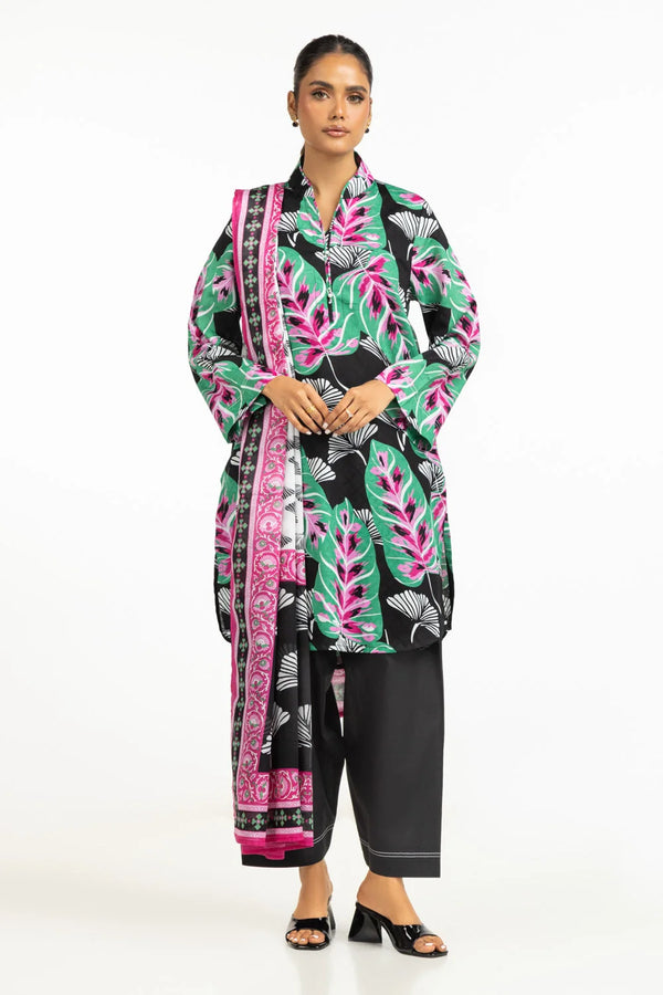Gul Ahmed Lawn 3-Piece - Plain Trouser