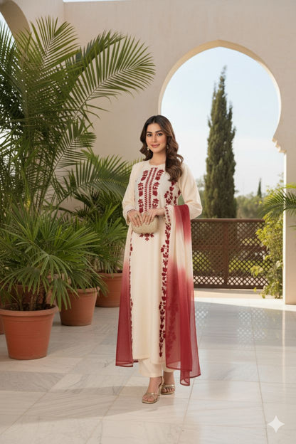 Embroidery Lawn 3 Pcs D-69