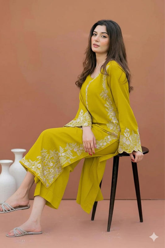 Embroidered Lawn 2Pcs D-45