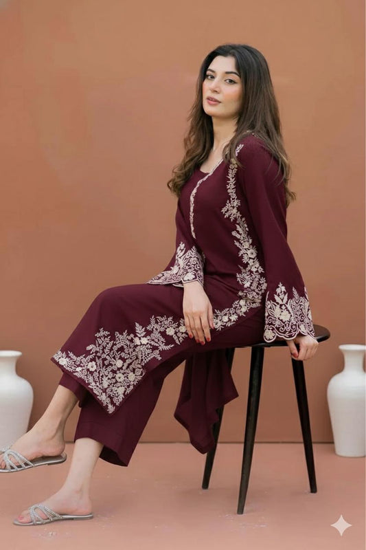 Embroidered Lawn 2Pcs D-44