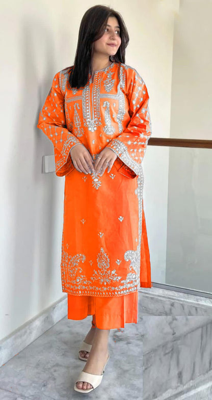 Embroidered Lawn 2Pcs D-38