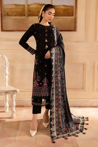 Embroidered Dhanak D-1