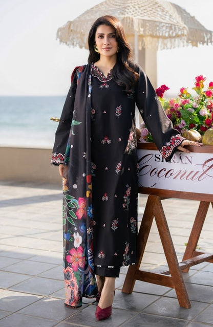 Embroidered Dhanak D-6