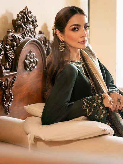 Embroidered Dhanak D-7
