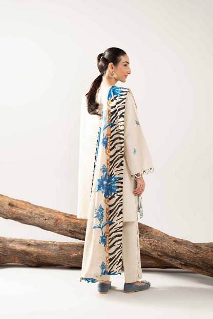 Embroidered Dhanak D-9