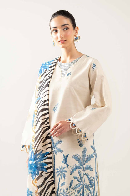 Embroidered Dhanak D-9