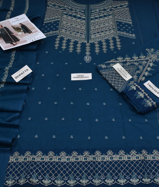 Embroidered Dhanak D-18