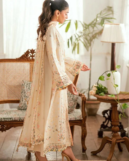 Embroidered Dhanak D-19