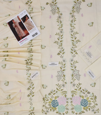 Embroidered Dhanak D-19