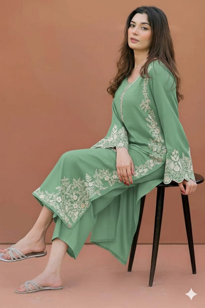 Embroidered Lawn 2Pcs D-34