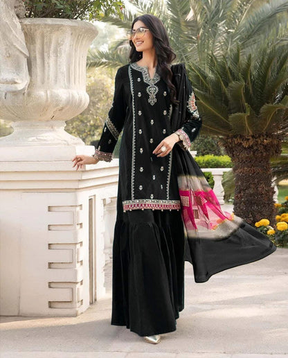 Embroidery Lawn 3 Pcs D-88