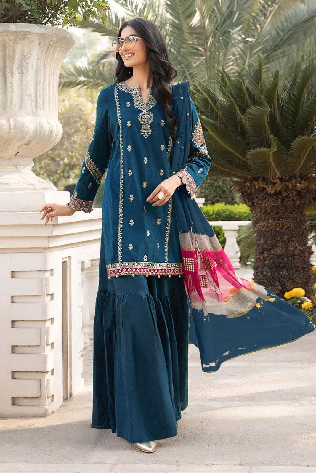 Embroidery Lawn 3 Pcs D-89