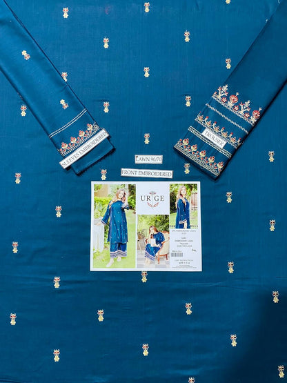 Embroidered Lawn 2Pcs D-61